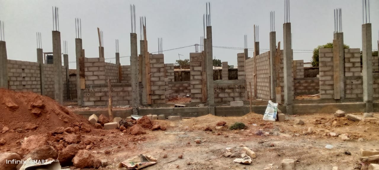 The FutureBright school under construction in Boassa Village, Burkina Faso